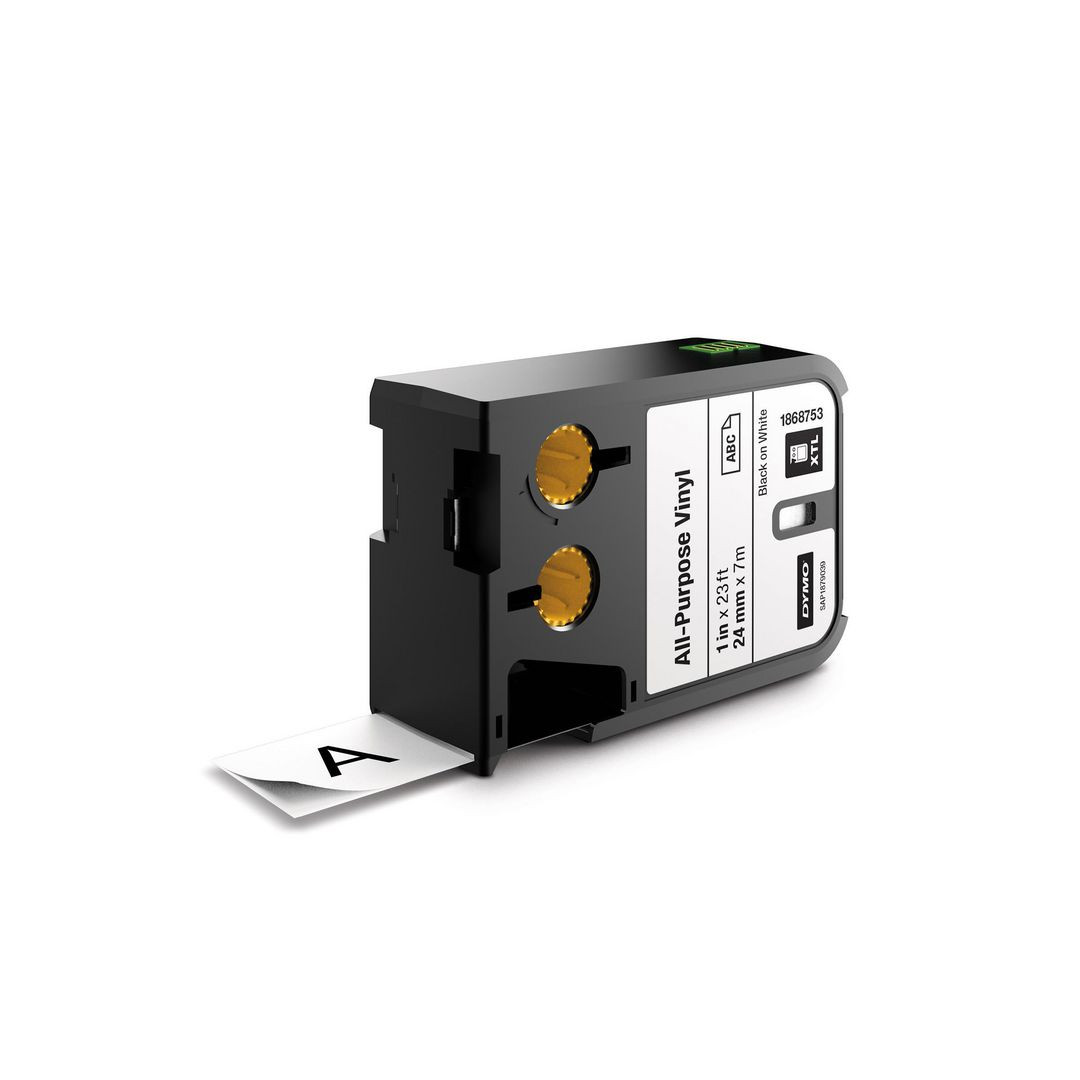 BildeTape DYMO XTL 24mm sva på vit 7m 1868753