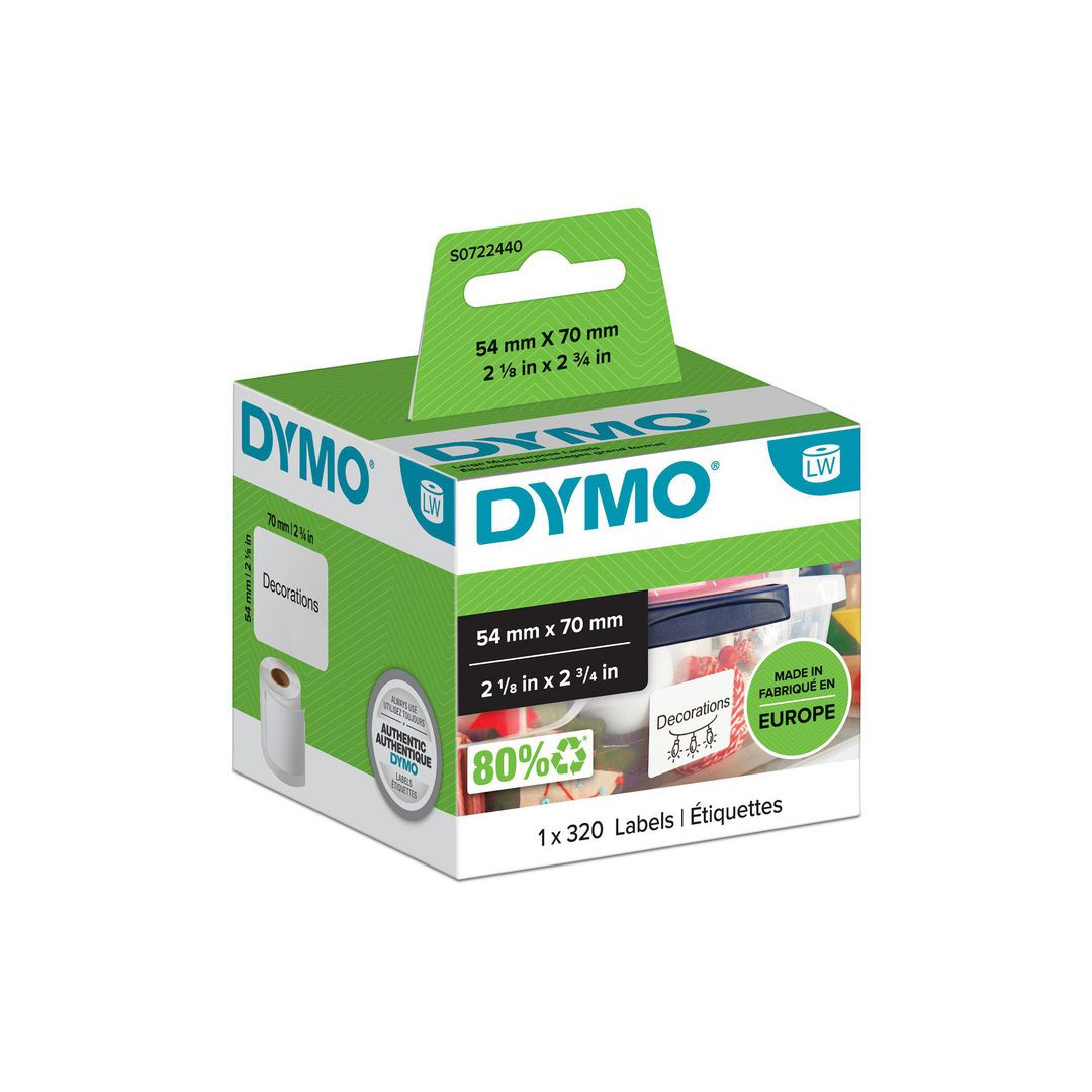 BildeEtikett DYMO S0722440 70x54mm 320/fp