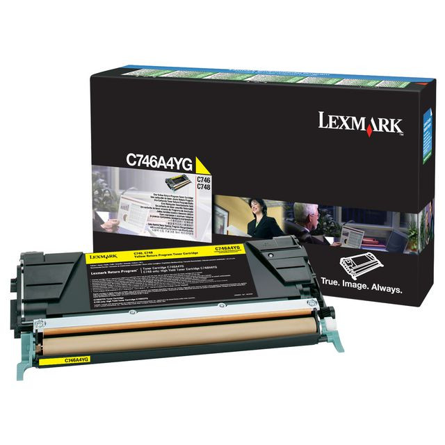 BildeToner LEXMARK C746A1YG 7K gul