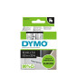 Tape DYMO D1 12mm svart på vit