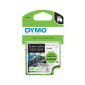 Tape DYMO D1 12mm nylon svart på vit