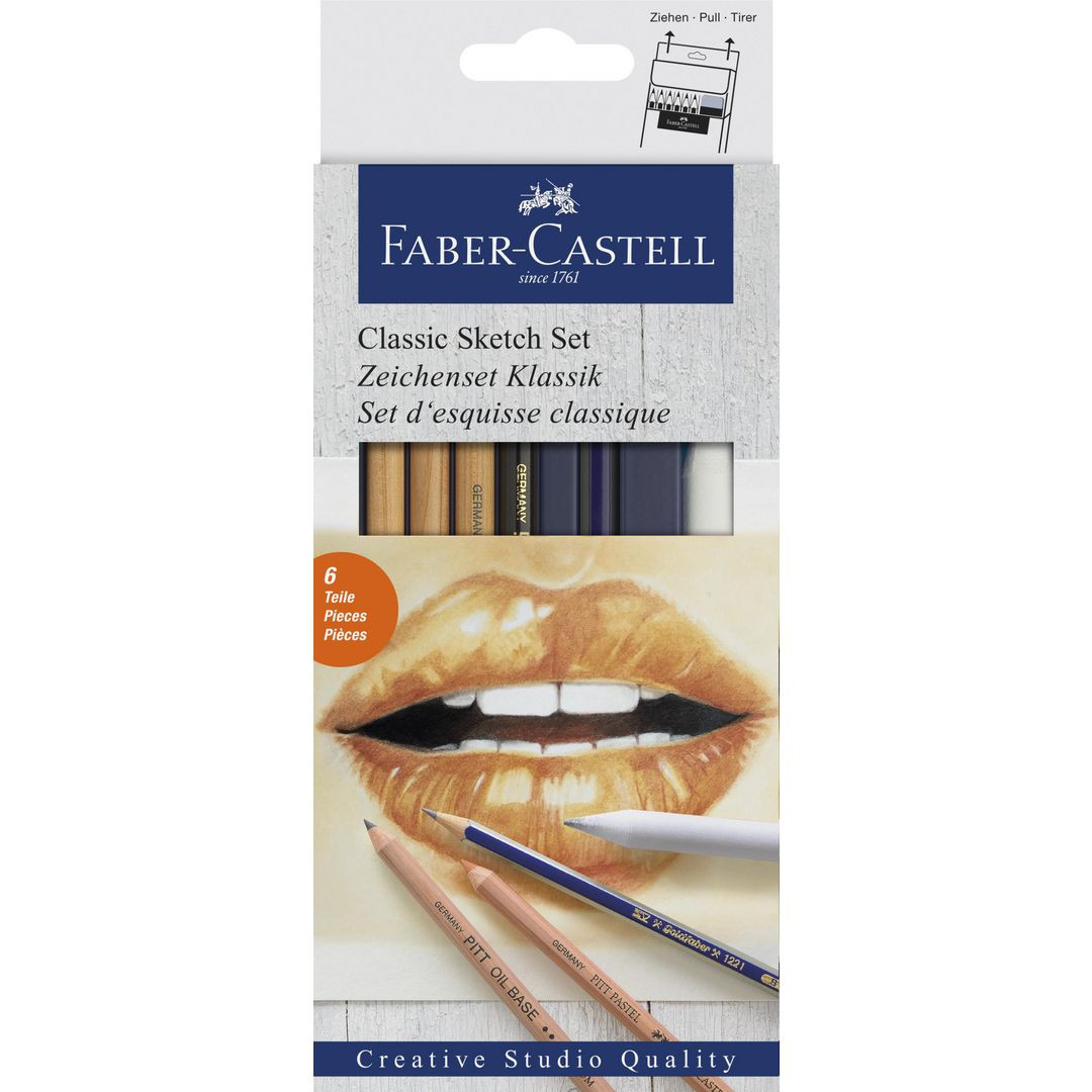 BildeSkisspennor Faber Castell 6/fp