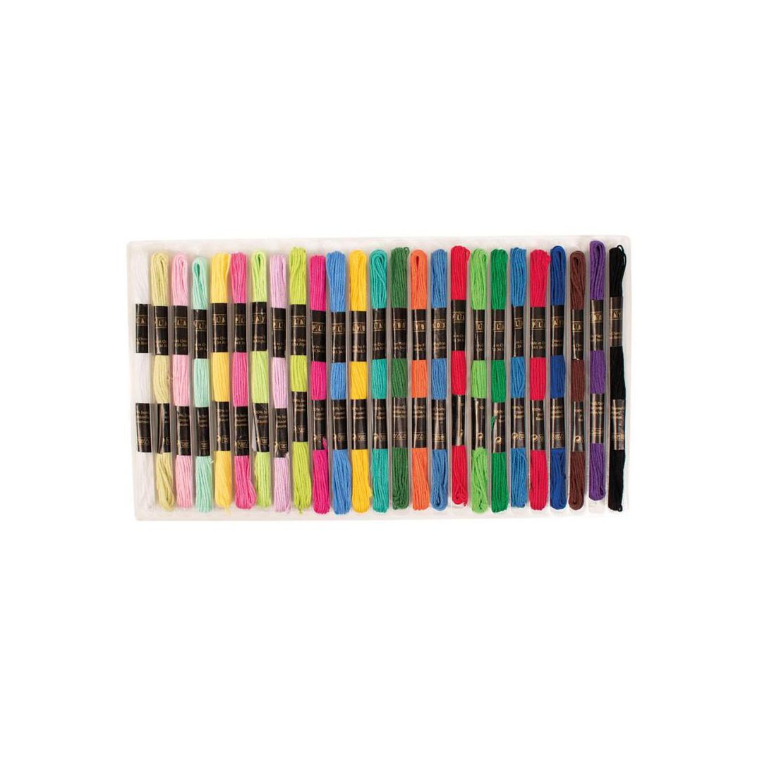 BildeBroderigarn 25 färger x 8 m/fp