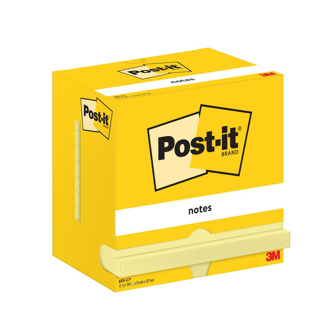 BildeNotes POST-IT 76x127mm gul