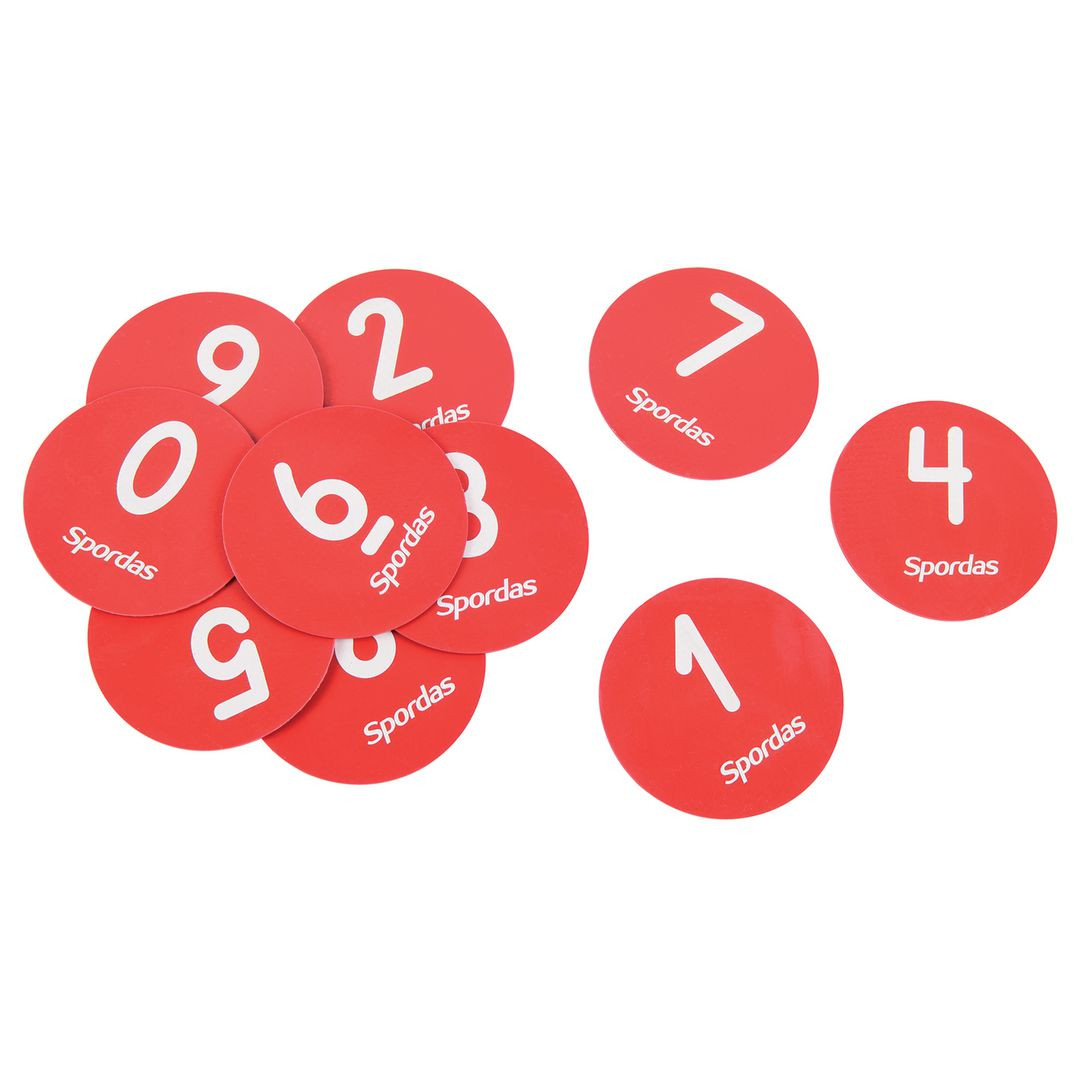 BildeMarkeringsplattor siffror SPORADAS 10/fp