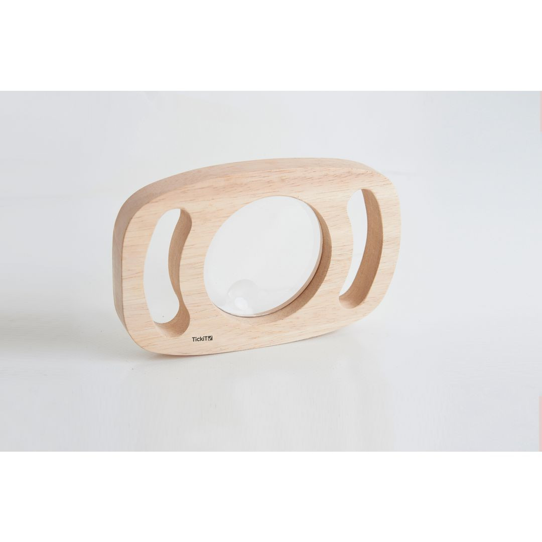 BildeFörstoringsglas med trähandtag