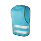 Reflexväst Barn Kardborre XXS Ljusblå