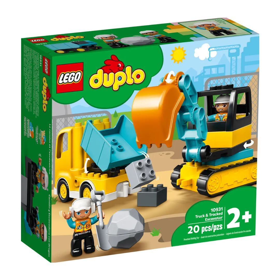 BildeLastbil o grävmaskin LEGO DUPLO 20delar