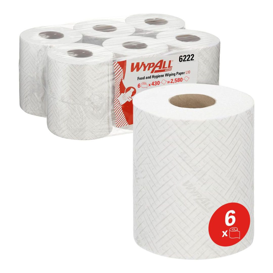 BildeTorkrulle WYPALL 6222 centrummatad 6/FP