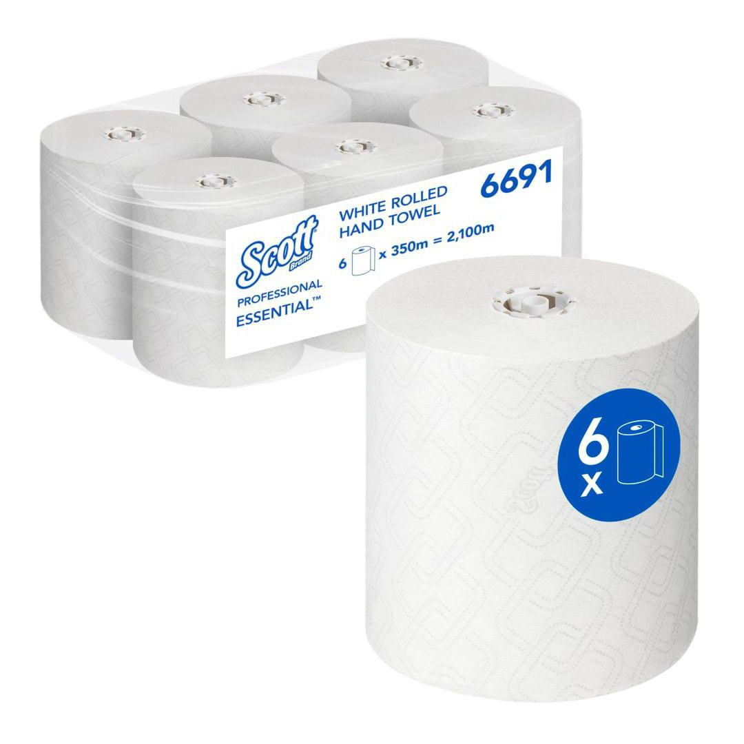 BildeHandduk SCOTT 6691 350m vit
