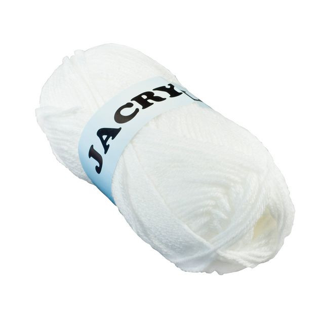 BildeAkrylgarn 50g vit