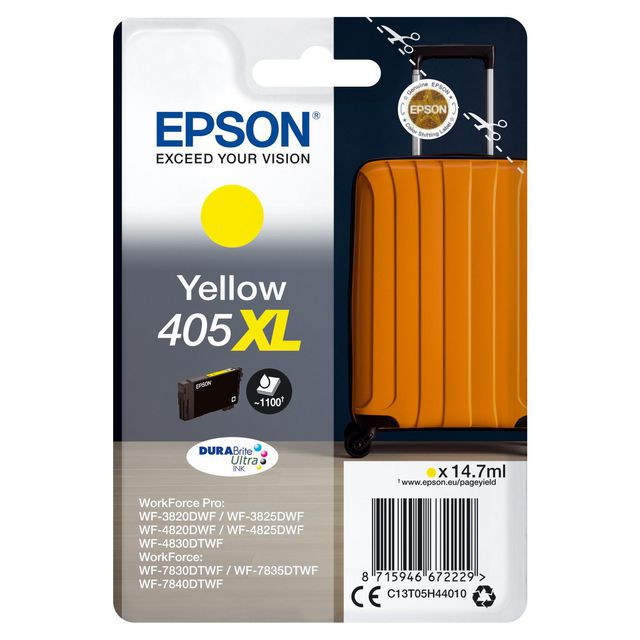BildeBläckpatron EPSON T405 XL Gul