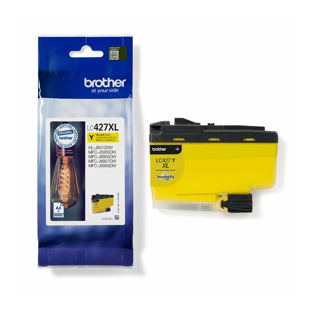 BildeBläckpatron BROTHER LC427XLY Gul
