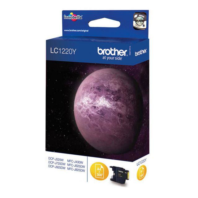 BildeBläckpatron BROTHER LC1220Y gul