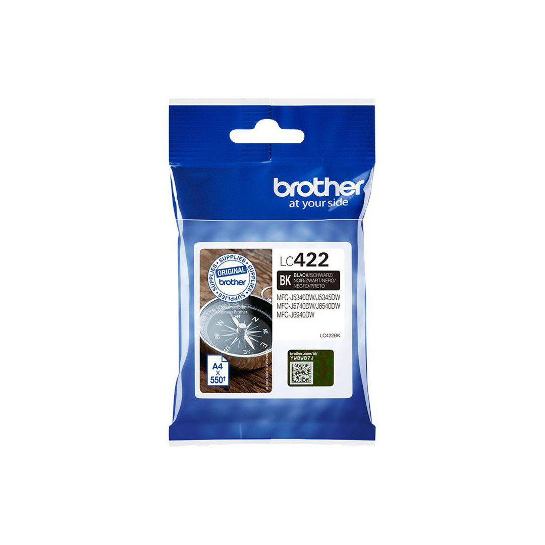 BildeBläckpatron BROTHER LC422BK Svart