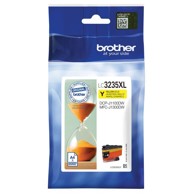BildeBläckpatron BROTHER LC3235XLY gul