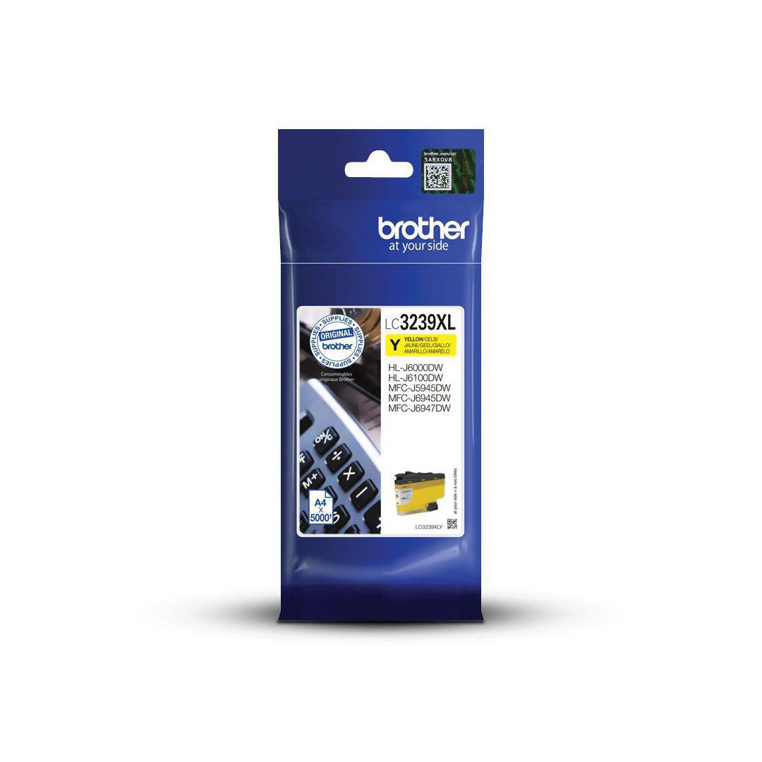 BildeBläckpatron BROTHER LC3239XLY gul