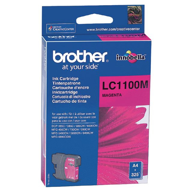 BildeBläckpatron BROTHER LC1100M magenta