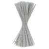Piprensare glitter 30cm silver 100/fp