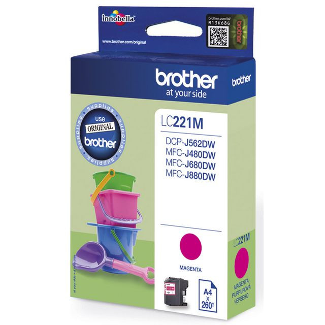 BildeBläckpatron BROTHER LC221M magenta