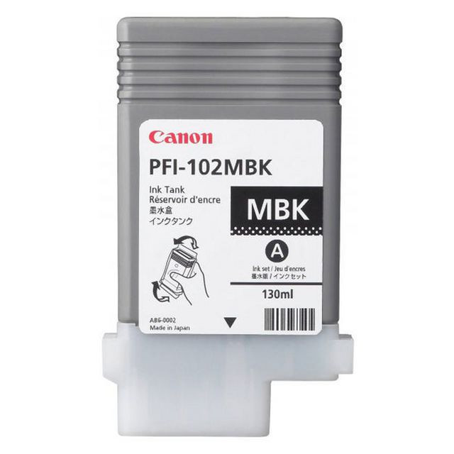 BildeBläckpatron CANON PFI-102MBK mattsvart