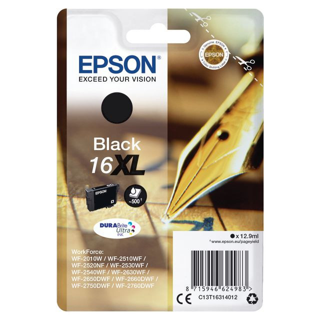 BildeBläckpatron EPSON C13T16314012 svart