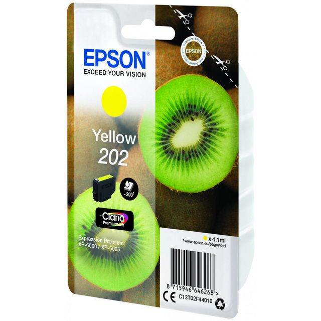 BildeBläckpatron EPSON T202 gul