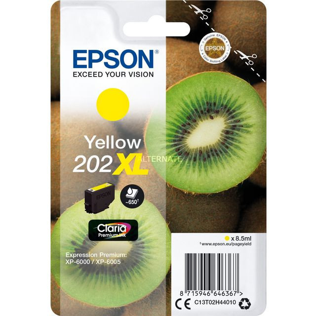 BildeBläckpatron EPSON T202 XL gul