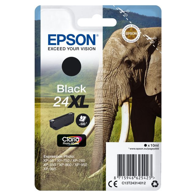 BildeBläckpatron EPSON C13T24314012 svart