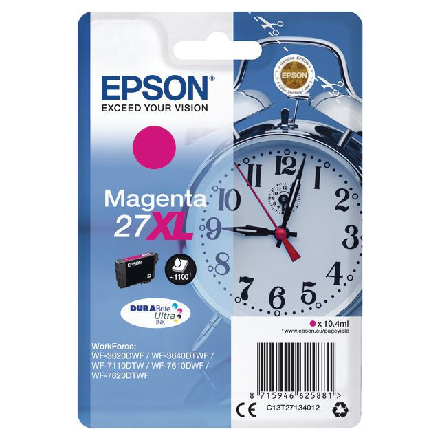 BildeBläckpatron EPSON C13T27134012 XL magent