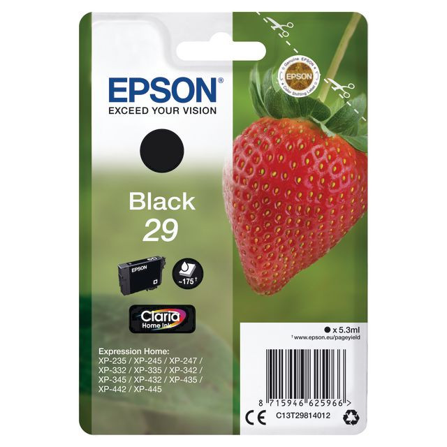 BildeBläckpatron EPSON C13T29814012 svart