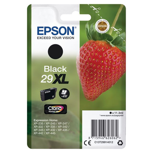 BildeBläckpatron EPSON C13T29914012 XL svart