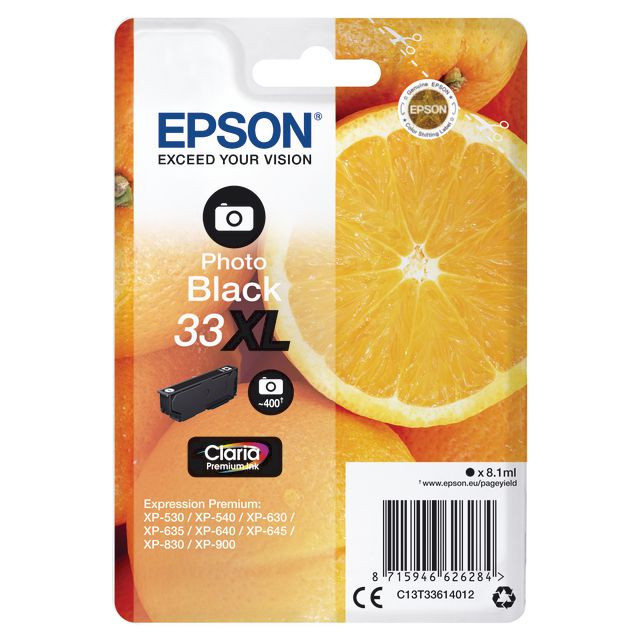 BildeBläckpatron EPSON C13T33614012 svart