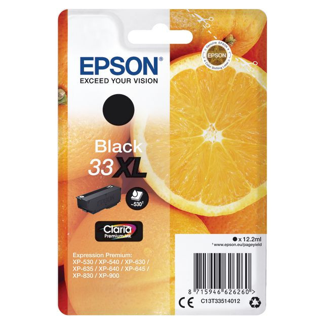 BildeBläckpatron EPSON C13T33514010 svart