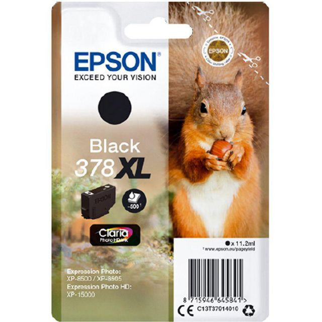 BildeBläckpatron EPSON T3788 XL svart
