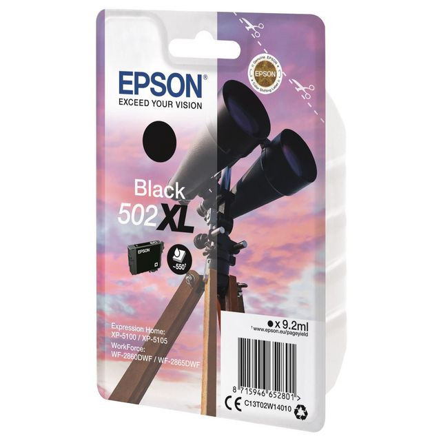 BildeBläckpatron EPSON C13T02W14010 T502XL sv