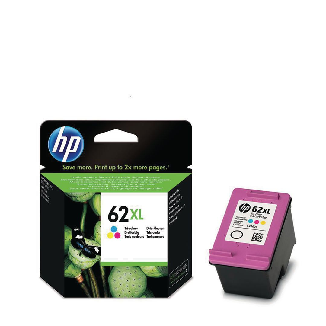 BildeBläckpatron HP C2P07AE 62XL c/m/y