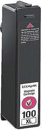 BildeLexmark Blekkpatron Magenta 100XL Høykapasitet (9,6 ml)- Erstatter  14N1070E