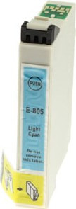 BildeEpson T0805 LC (lys cyan) blekkpatron 14,8 ml - kompatibel