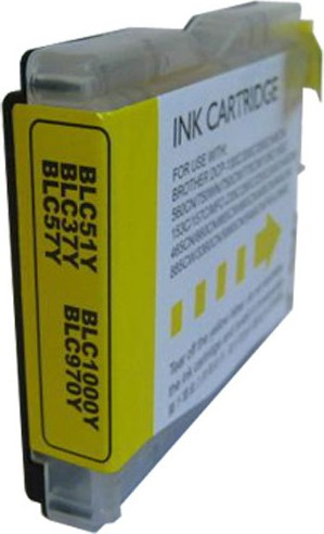 BildeBlekkpatron, erstatter Brother LC1000Y Gul (12 ml)