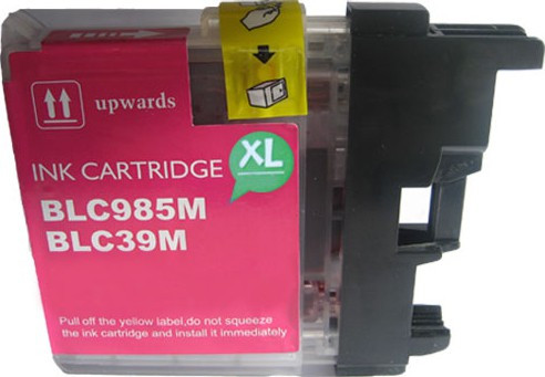 BildeBlekkpatron, erstatter Brother LC985M Magenta (12 ml)
