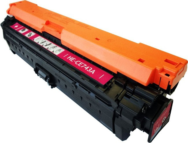 Tonerkassett, erstatter HP CE743A Magenta (7.300 sider) 