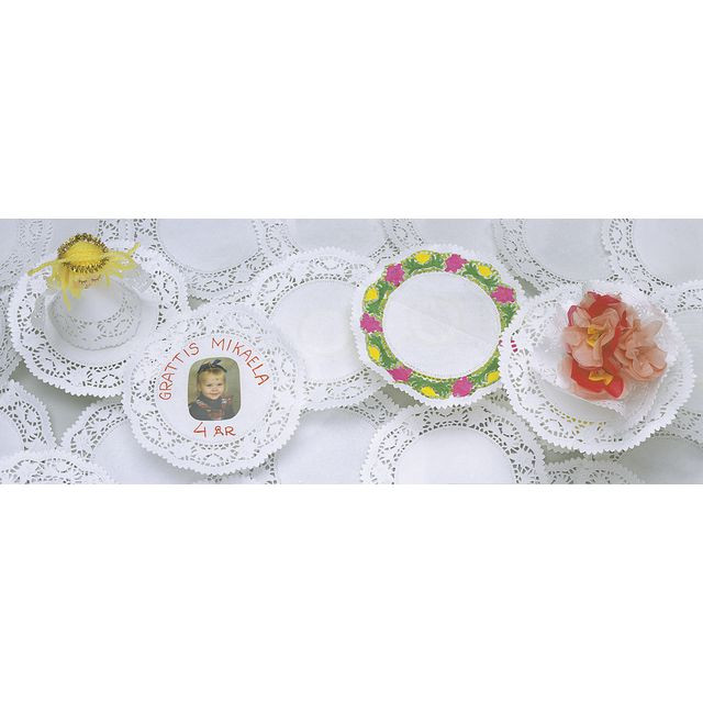 BildeSpetspapper 14cm i diameter 250/fp