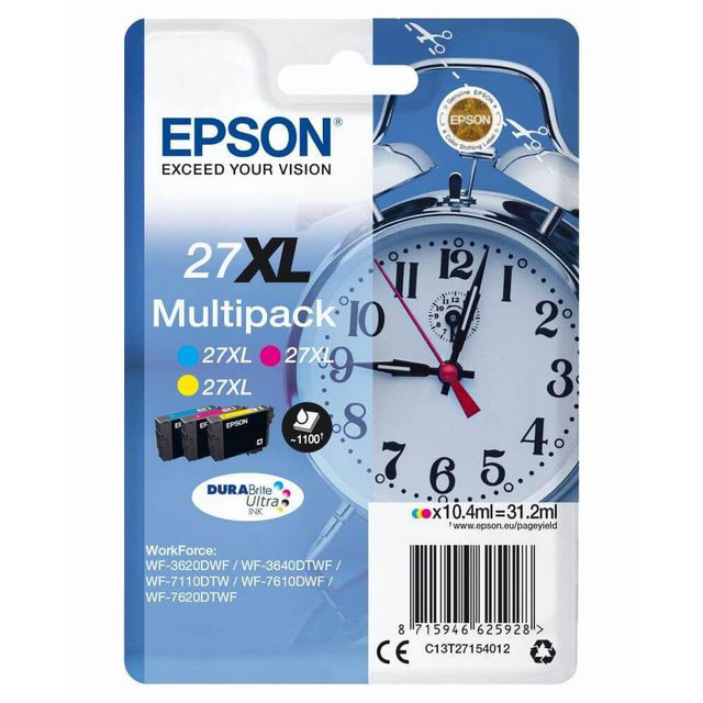 BildeBläckpatron EPSONC13T27154012 XL cmy3/fp