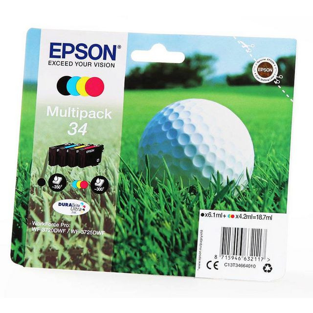 BildeBläckpatron EPSON T3466 bk/c/m/y 4/fp