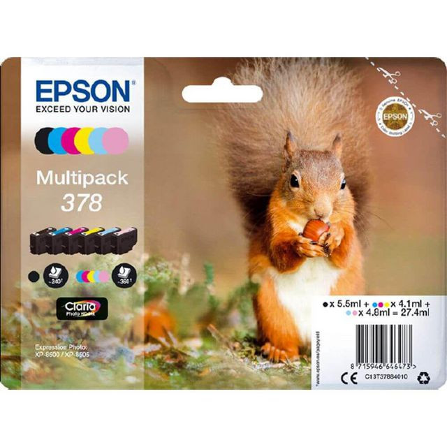 BildeBläckpatron EPSON T3788 6-färger 6/fp