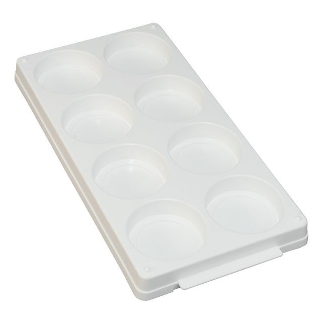 BildePlastpalett för 8 färgblock