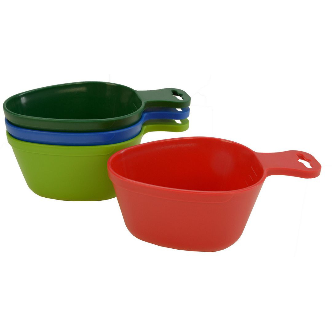 BildeKåsa / kopp i hård plast,sorterade färg.