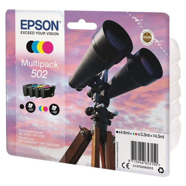 BildeBläckpatron EPSON C13T02V64010 T502 4/fp