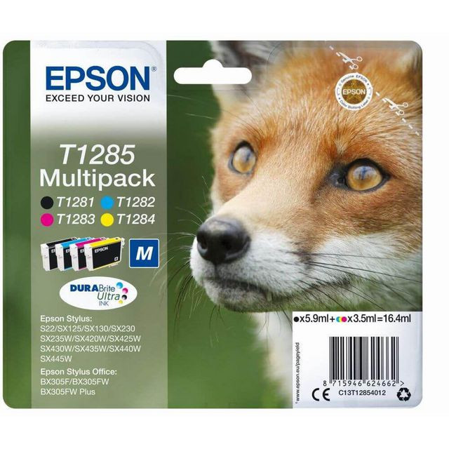 BildeBläckpatron EPSON C13T12854012 multipack